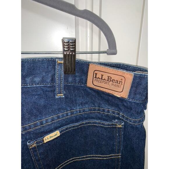 L.L. Bean Men's Classic Fit Straight Jeans Blue Size 44x30 Denim‎ - Picture 4 of 5